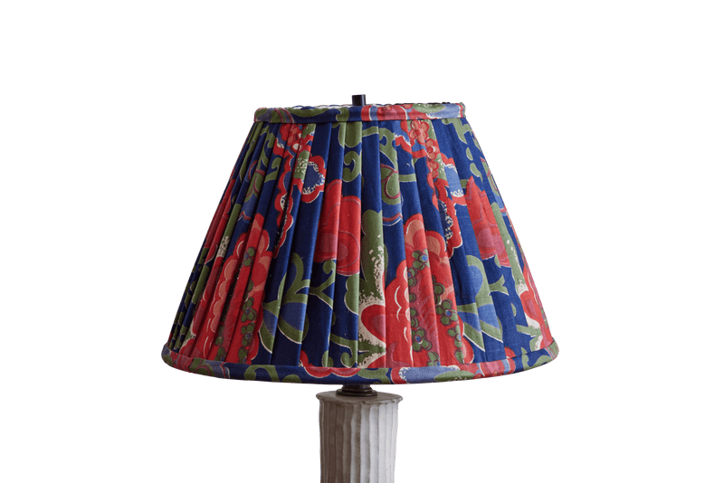 Lampshade in Vintage Red Rose Floral - Nickey Kehoe