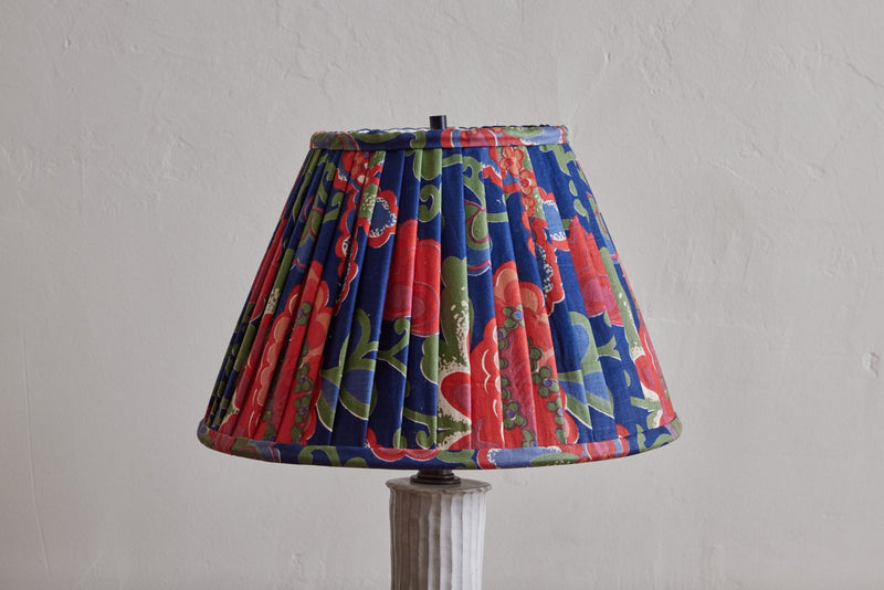 Lampshade in Vintage Red Rose Floral - Nickey Kehoe