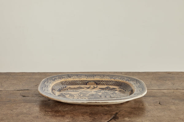 Large Blue Willow Platter (LA) - Nickey Kehoe