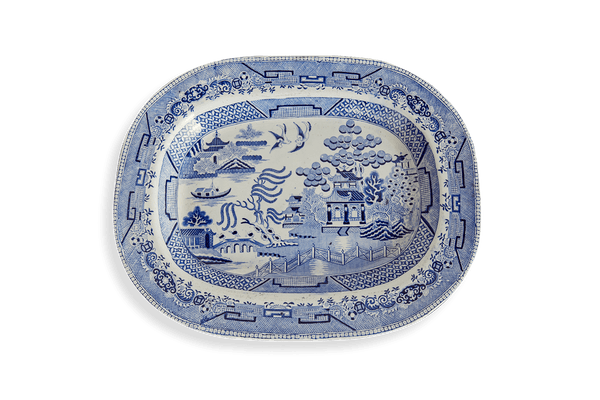 Large Blue Willow Platter (LA) - Nickey Kehoe