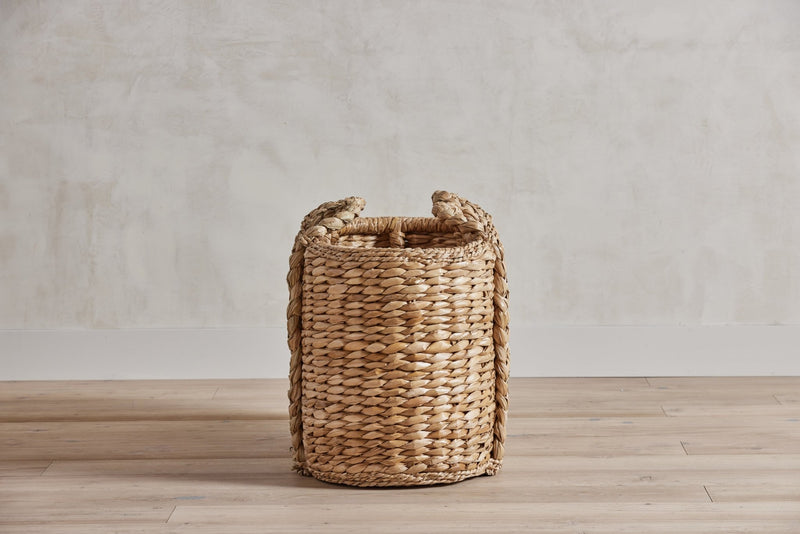 Large Oval Log Rush Basket - Nickey Kehoe