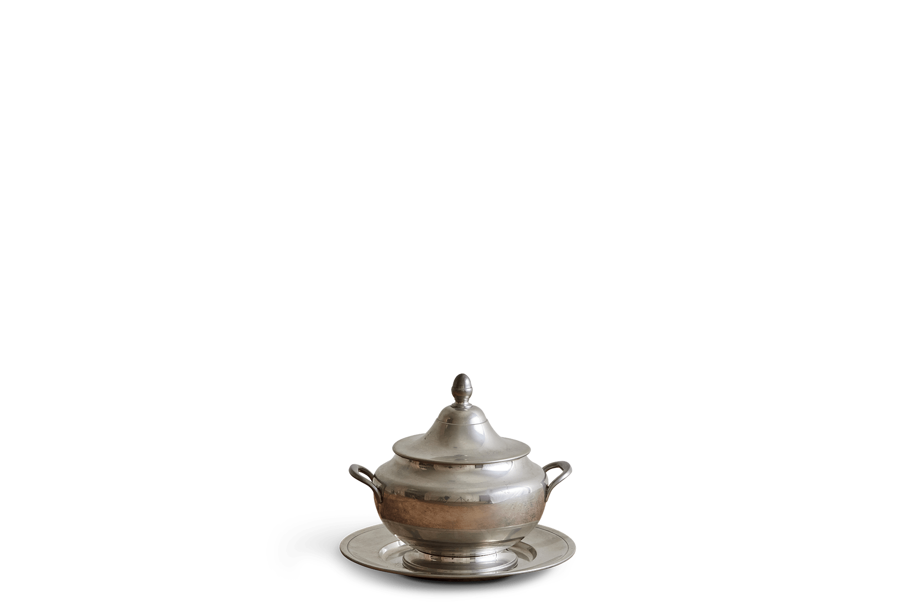 Large Pewter Tureen & Plate (LA) - Nickey Kehoe