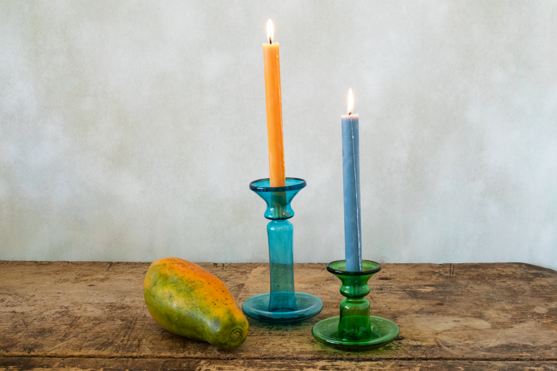 La Soufflerie Porta Candleholder in Turquoise