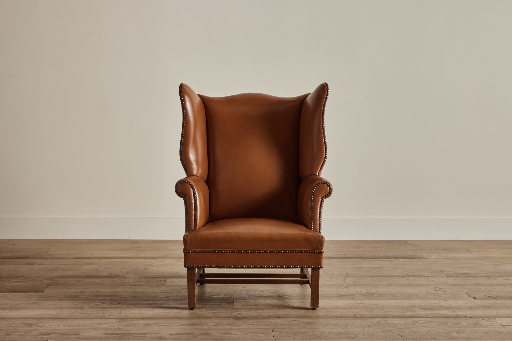 Leather Wingback Chairs (LA) - Nickey Kehoe