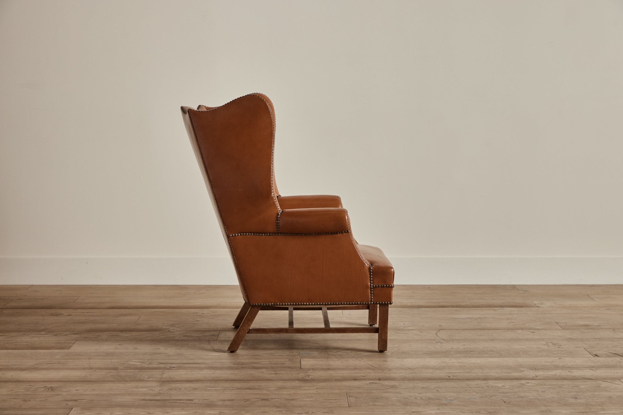 Leather Wingback Chairs (LA) - Nickey Kehoe