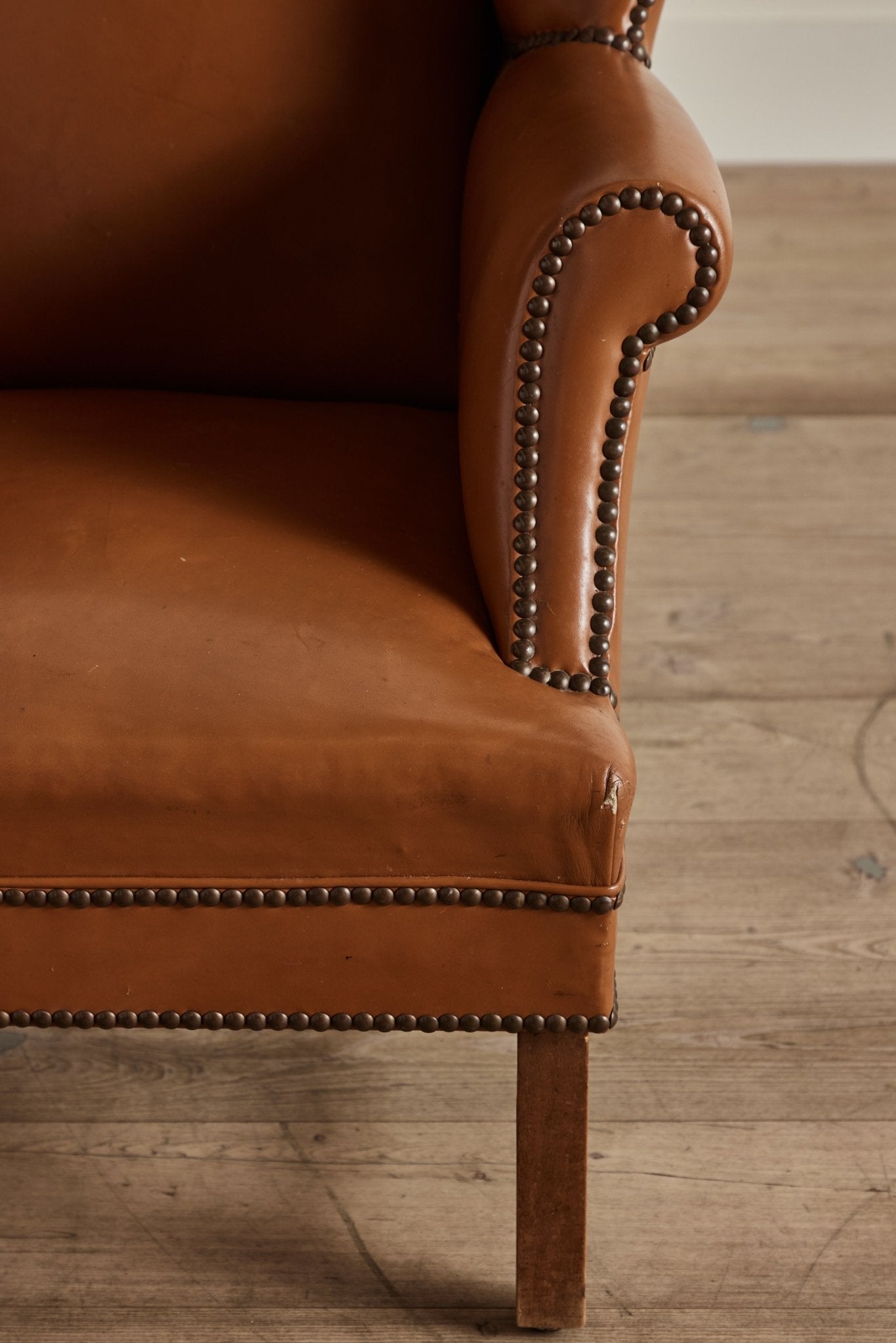 Leather Wingback Chairs (LA) - Nickey Kehoe