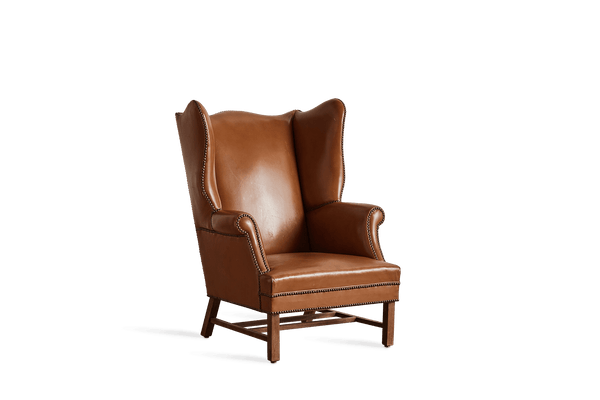 Leather Wingback Chairs (LA) - Nickey Kehoe