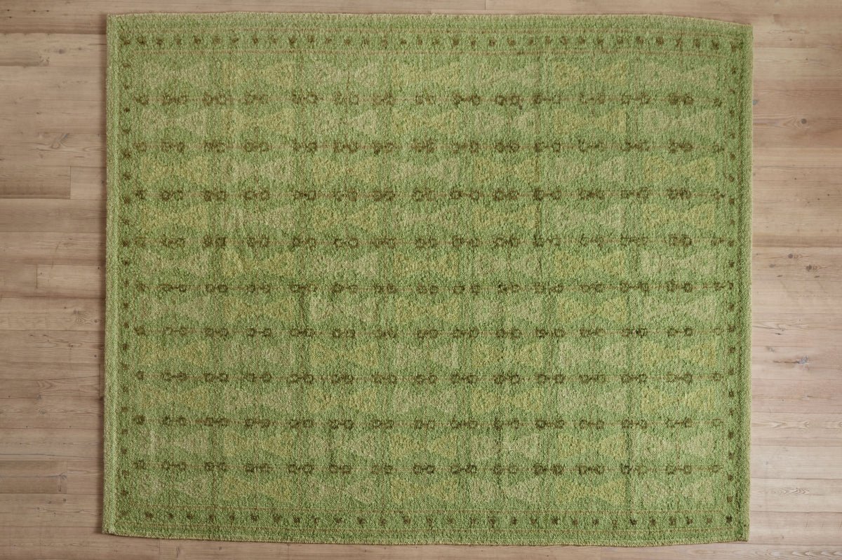 Light Green Rug, 9'9 x 11'11 - In Stock - Nickey Kehoe