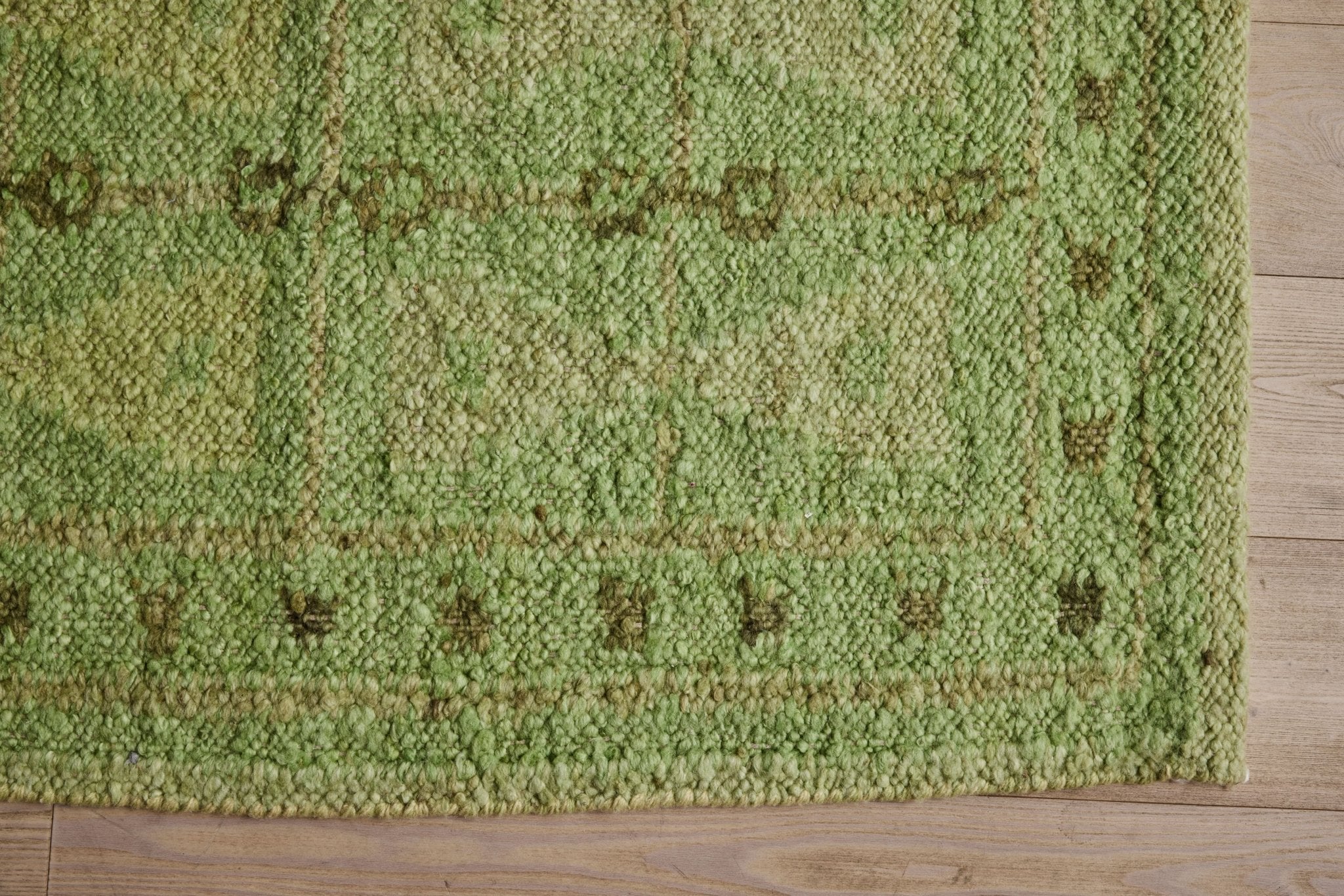 Light Green Rug, 9'9 x 11'11 - In Stock - Nickey Kehoe