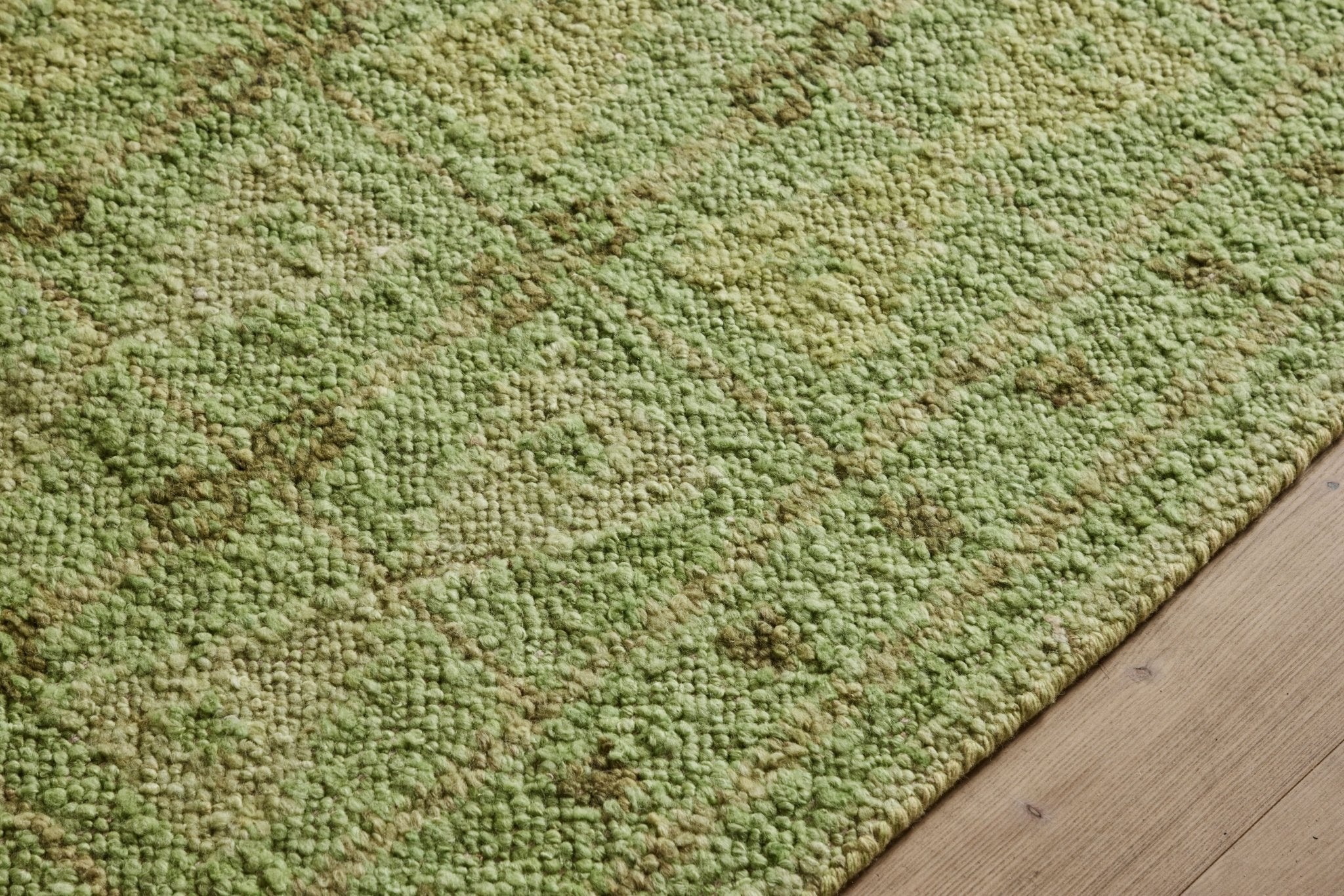 Light Green Rug, 9'9 x 11'11 - In Stock - Nickey Kehoe