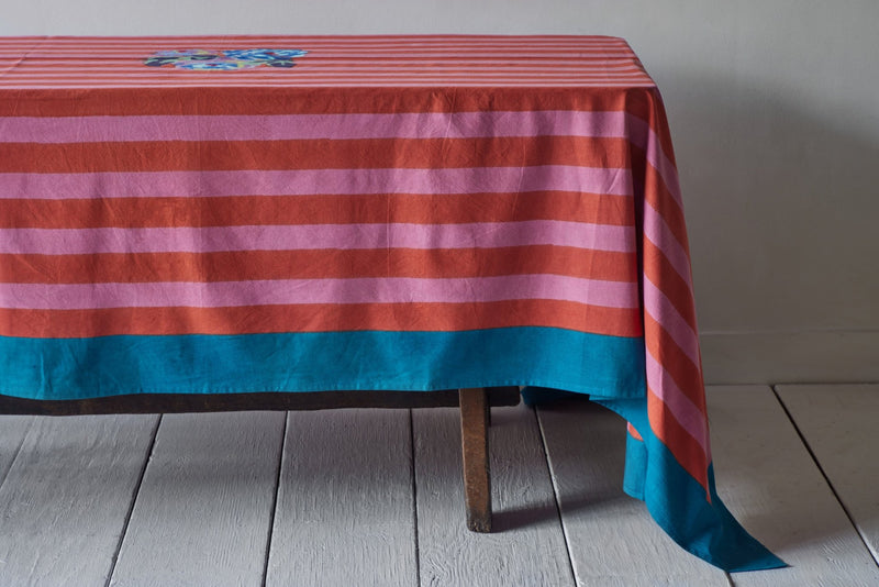 Lisa Corti, Nizam Stripes Tablecloth - Nickey Kehoe