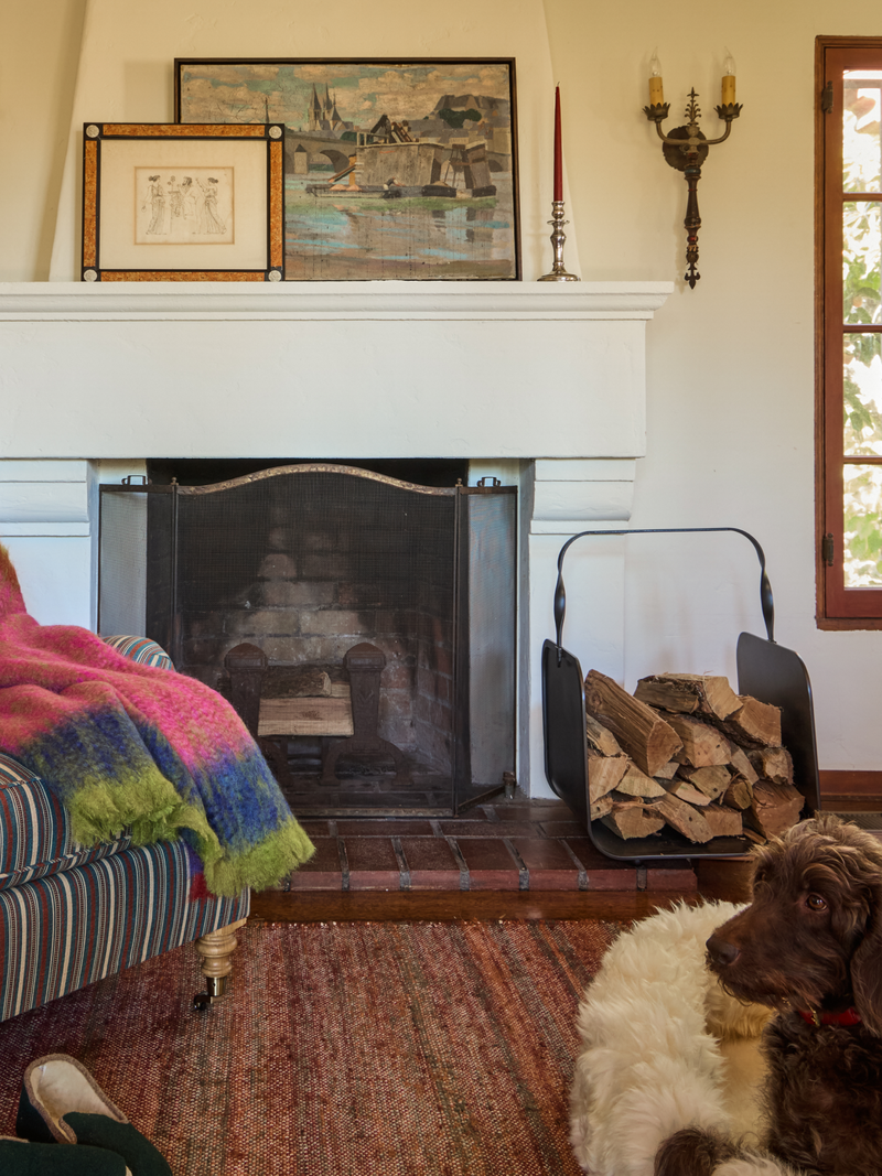 Blackened Steel Firewood Holder