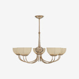 Shown in Heirloom Finish with Shades SH-223X-CRM