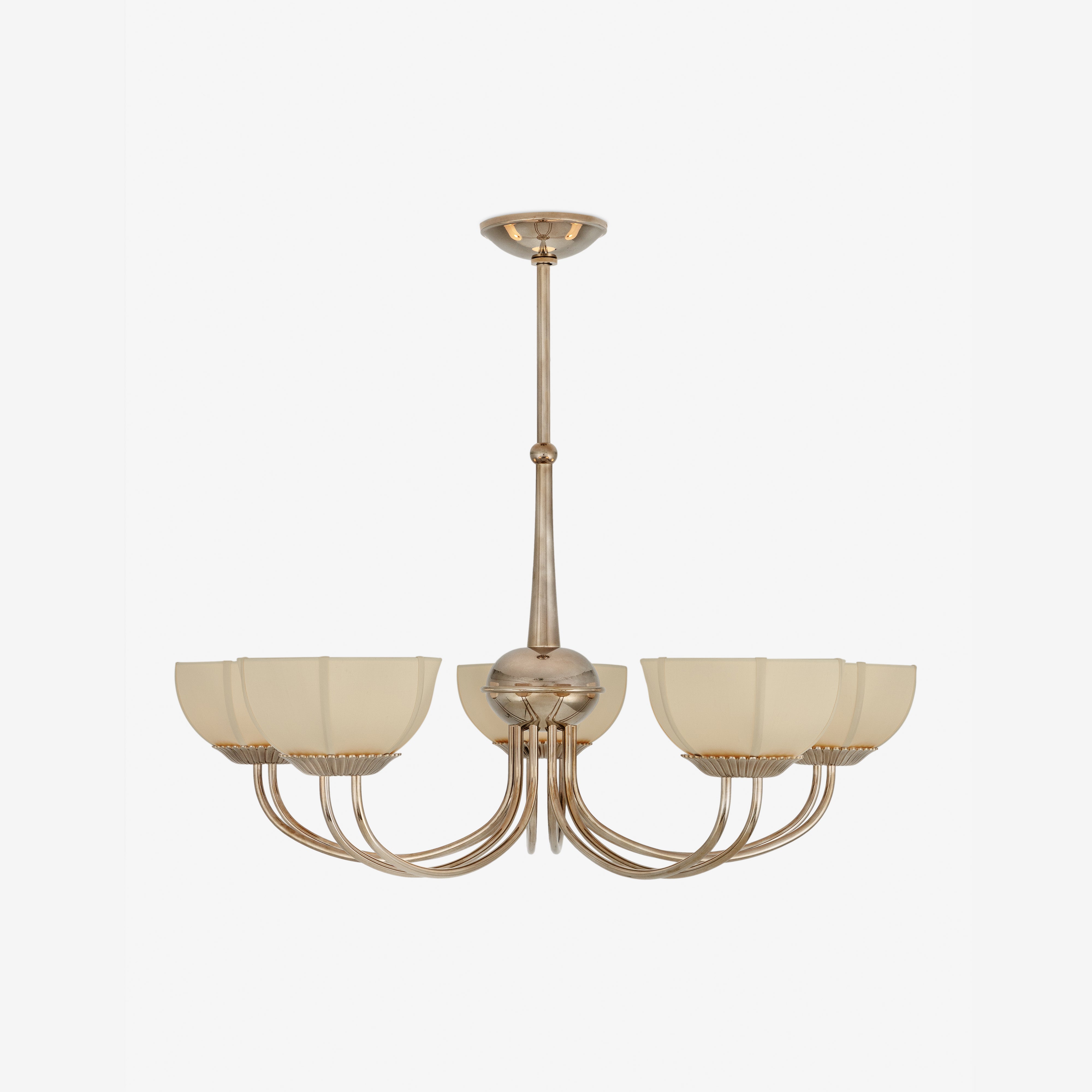 Shown in Heirloom Finish with Shades SH-223X-CRM
