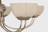 Shown in Heirloom Finish with Shades SH-223X-CRM