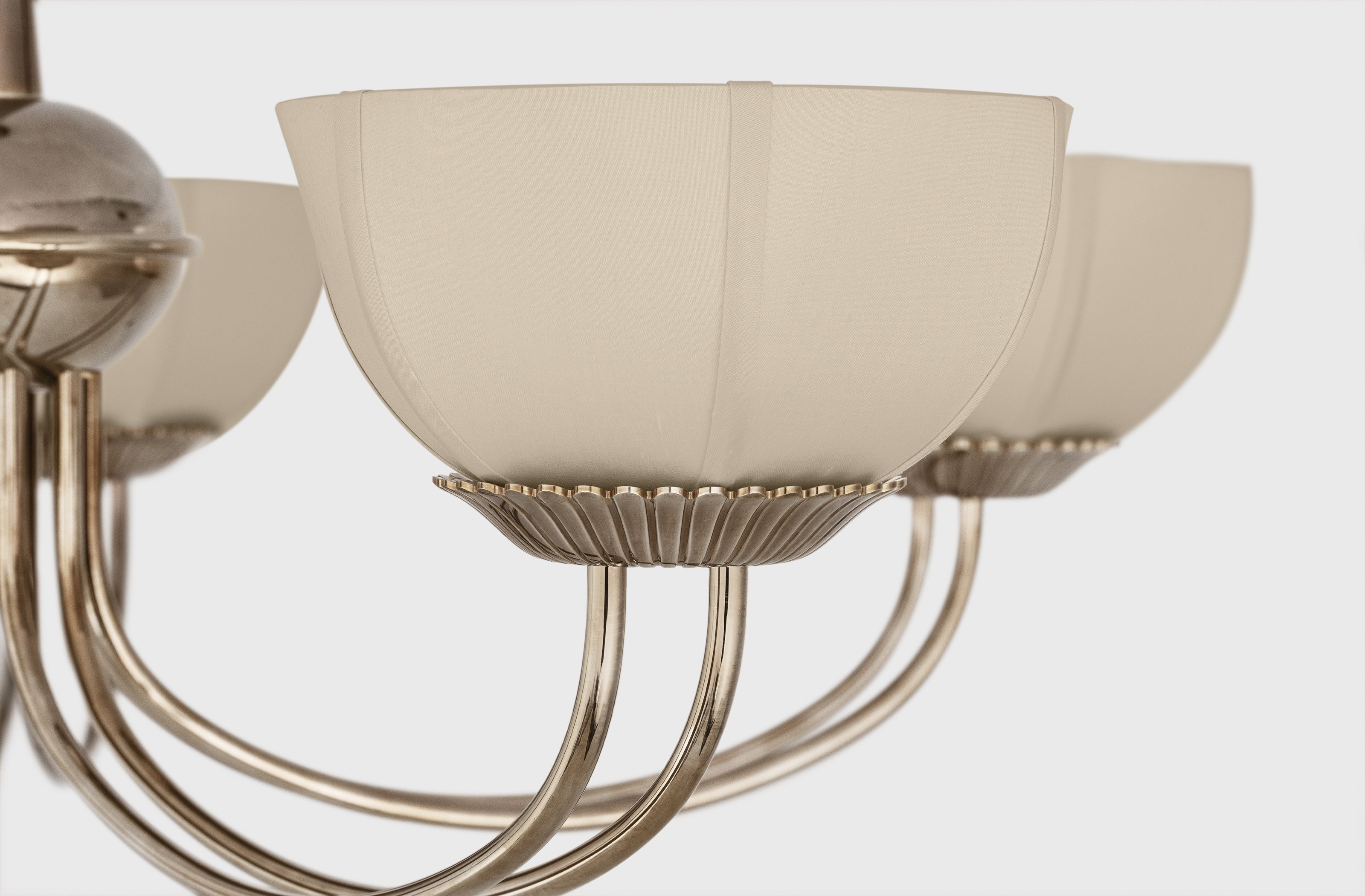Shown in Heirloom Finish with Shades SH-223X-CRM