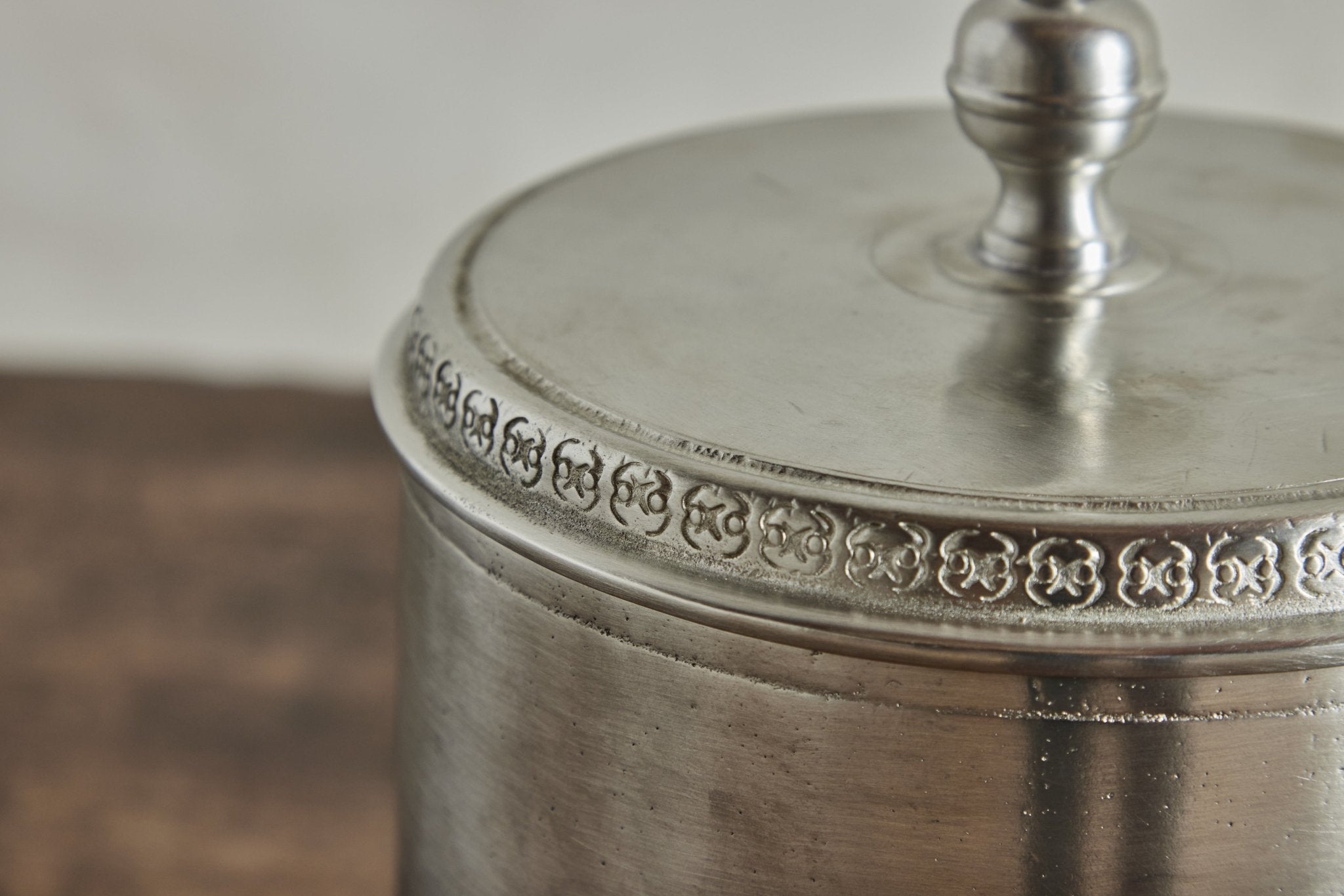 Match Pewter, Large Canister - Nickey Kehoe