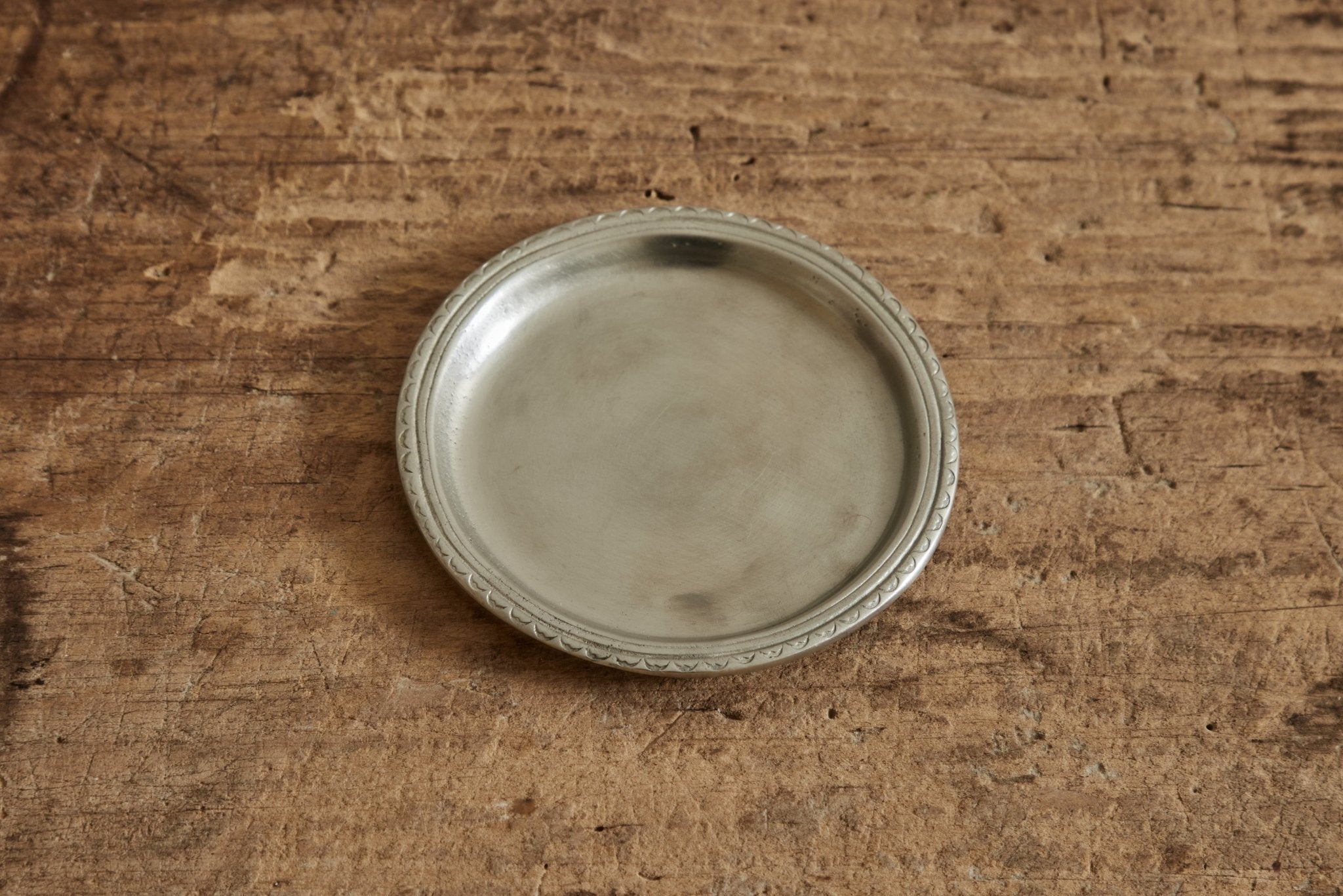 Match Pewter Scalloped Bottle Coaster - Nickey Kehoe