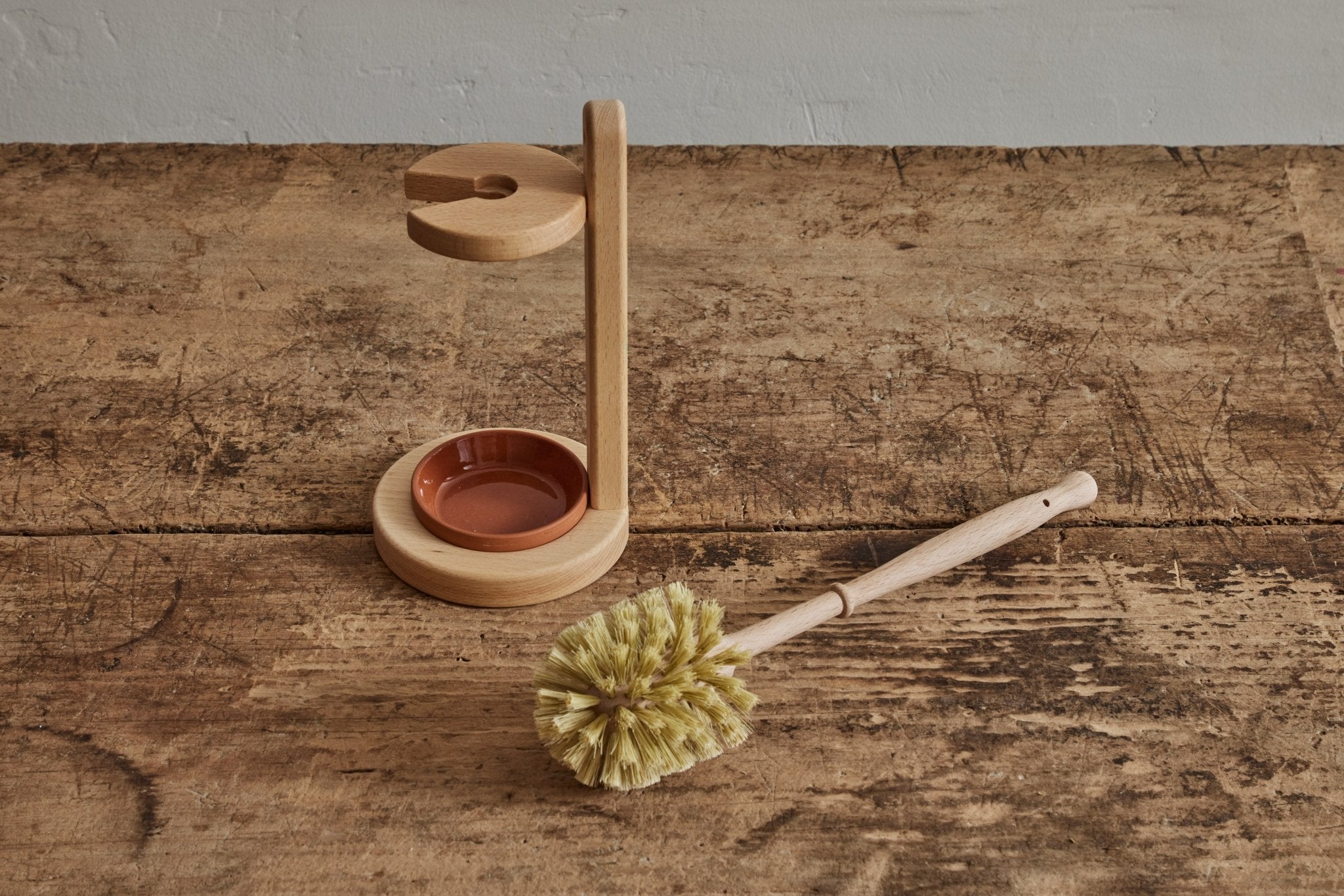 Natural Wood Toilet Brush - Nickey Kehoe