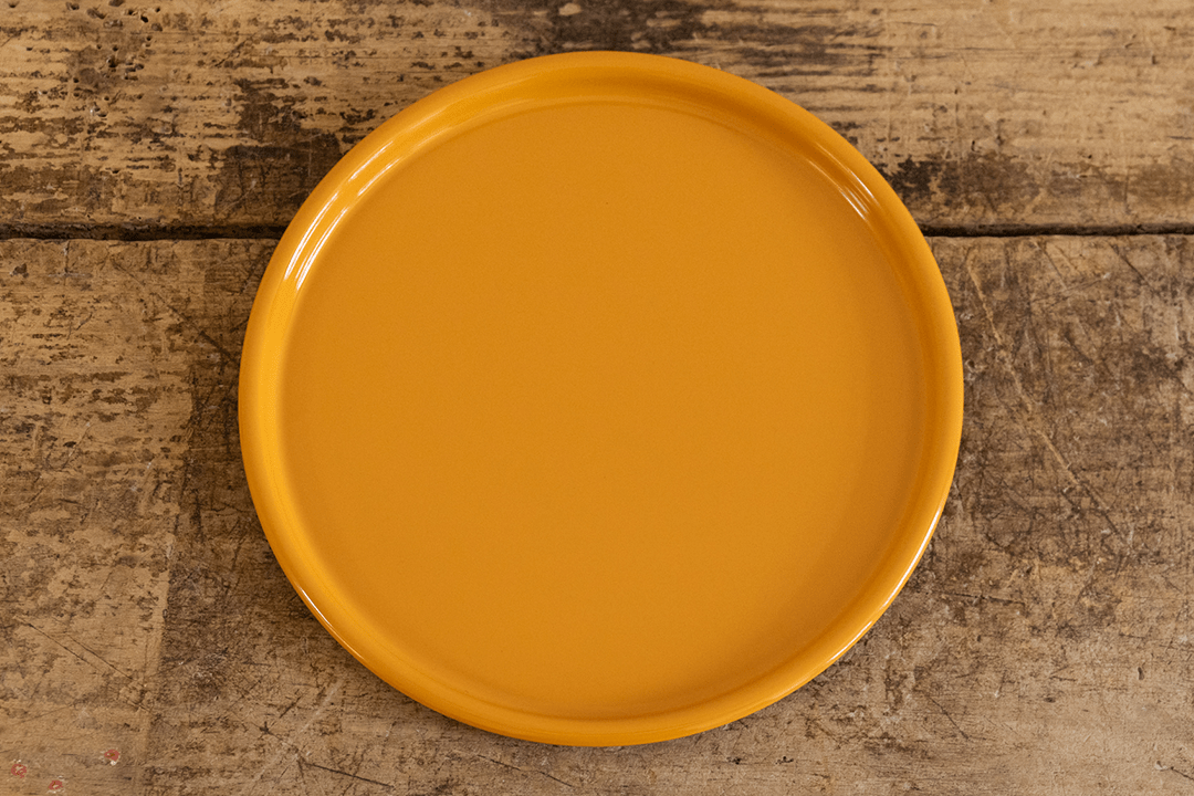 Nickey Kehoe 13.5" Yellow Enamelware Platter - Nickey Kehoe