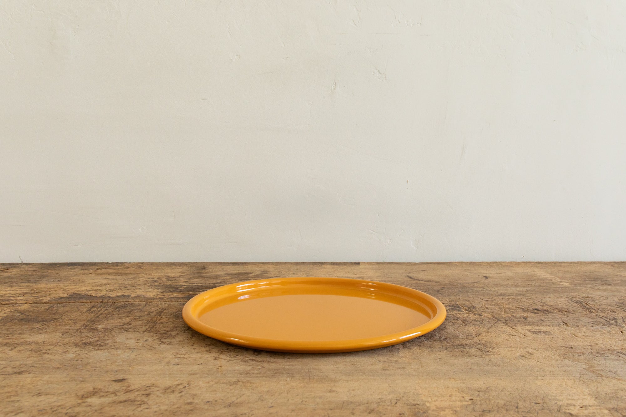 Nickey Kehoe 13.5" Yellow Enamelware Platter - Nickey Kehoe