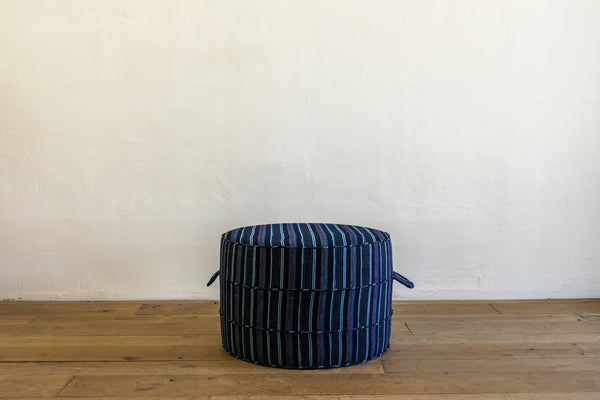 Nickey Kehoe 24" Round Hassock - In Stock (LA) - Nickey Kehoe