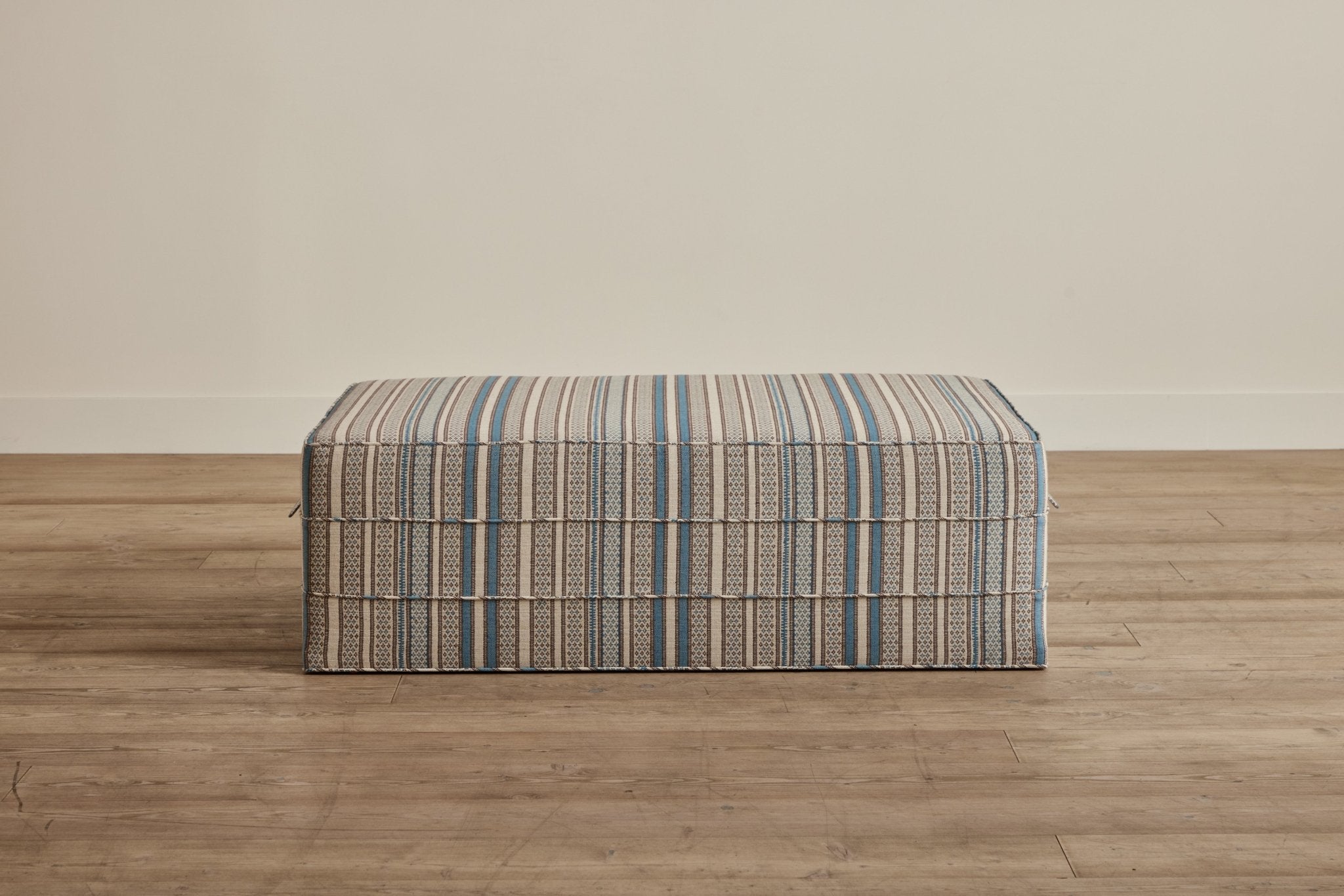 Shown in Customer's Own Material (Susan Deliss, Yashim Too in Azure Walnut), 48 in.