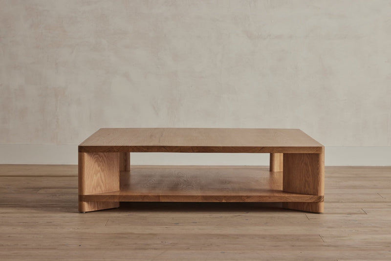 Nickey Kehoe 48" Square Shelf Coffee Table - In Stock (LA) - Nickey Kehoe