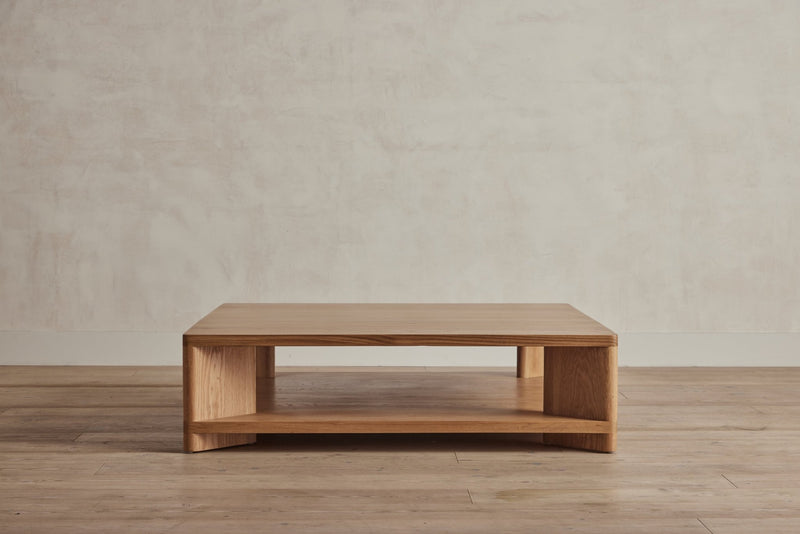 Nickey Kehoe 48" Square Shelf Coffee Table - In Stock (LA) - Nickey Kehoe