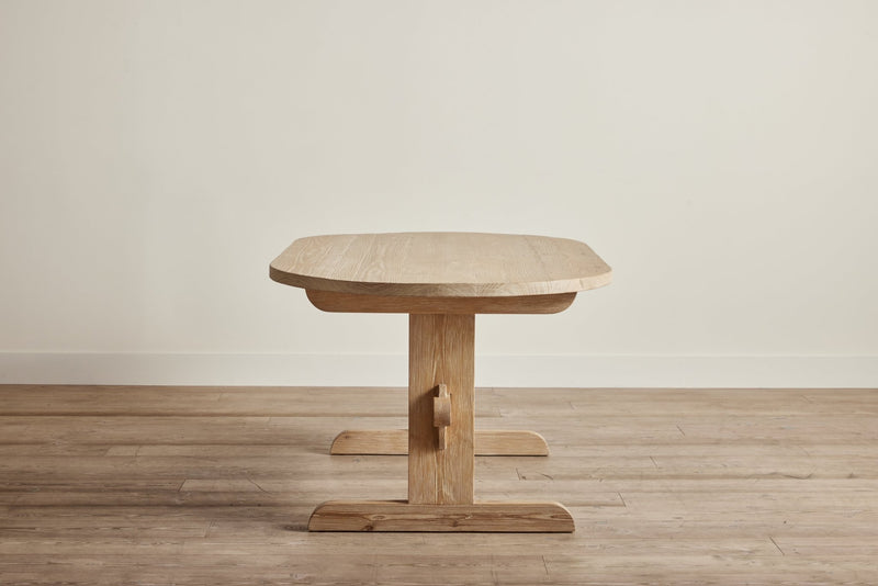 Nickey Kehoe 72" Oval Trestle Dining Table - In Stock (LA) - Nickey Kehoe