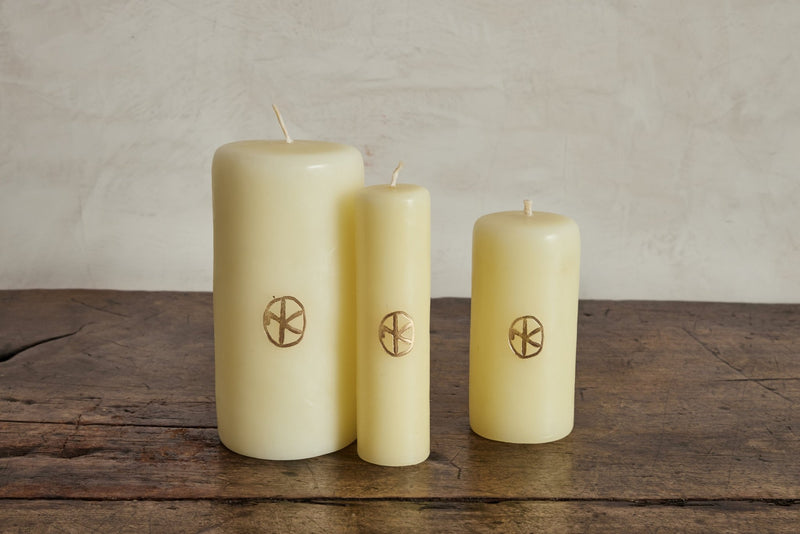 Nickey Kehoe Altar Candle, Ivory - Nickey Kehoe