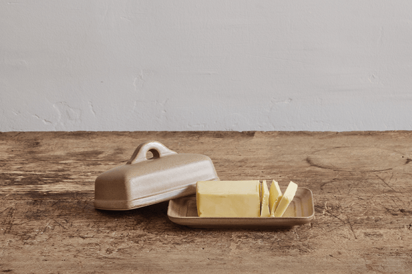 Nickey Kehoe Butter Dish in Flax - Nickey Kehoe