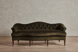 Shown in Holland and Sherry Dark Olive Corduroy and Saddle