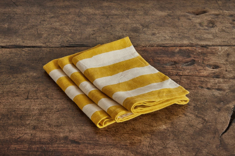 Carnival Dish Towel in Mustard