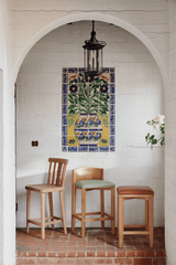 Shown in Howe Duck Egg Maroc  and Natural Oak