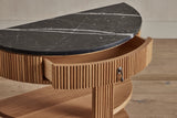 Shown in Natural Oak with Marble Top