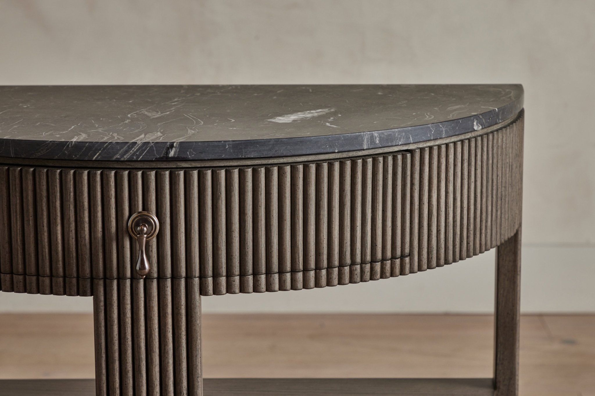 Shown in Smoked with Marble Top
