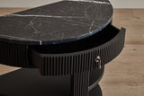 Shown in Ebony with Marble Top