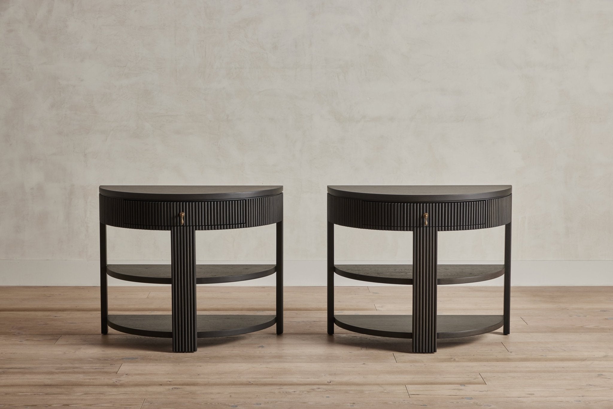 Shown in Ebony with Wood Top