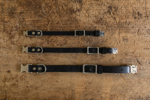 DOG COLLAR - BLACK (MULTIPLE SIZES)