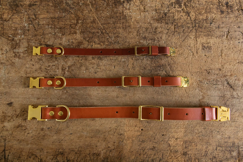 Image of Nickey Kehoe Dog Collar - Tan (Multiple Sizes) from Nickey Kehoe