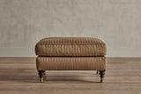 Shown in Howe Satin Stripe and Dark Oak
