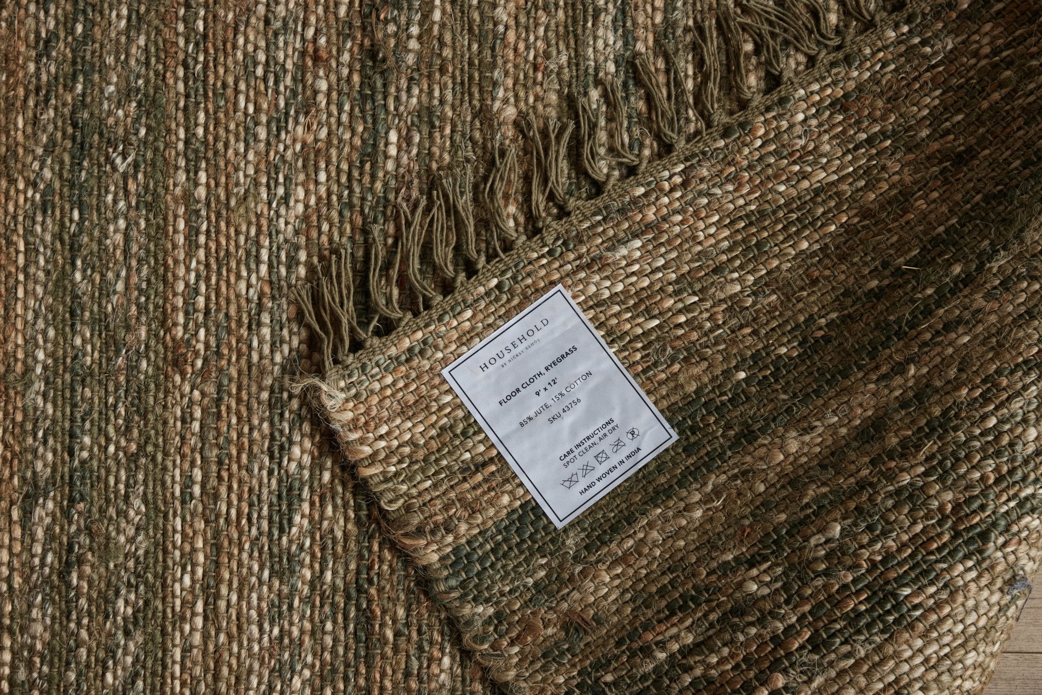 Nickey Kehoe Floor Cloth in Ryegrass (Multiple Sizes) - Nickey Kehoe