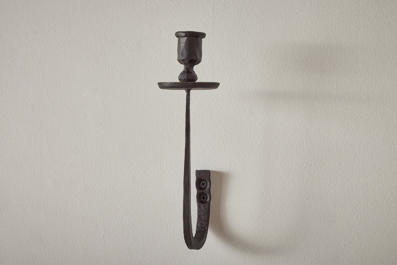Nickey Kehoe Forged Iron Candle Wall Sconce - Nickey Kehoe