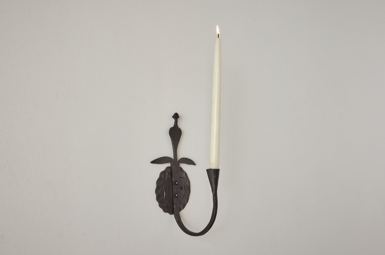 Forged Iron Candle Wall Sconce – Nickey Kehoe