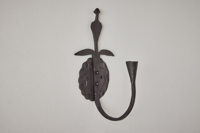 Nickey Kehoe Forged Iron Candle Wall Sconce - Nickey Kehoe