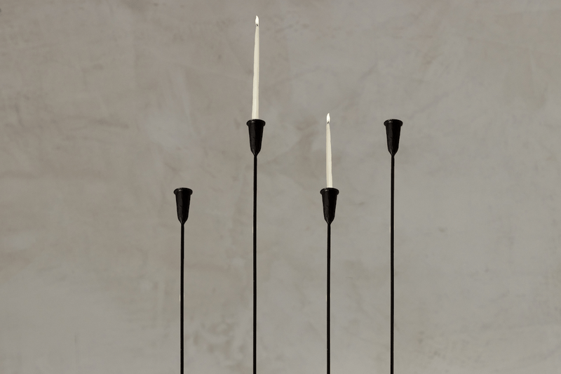 Nickey Kehoe Forged Iron Garden Candle Holder - Nickey Kehoe
