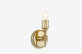 Shown in Polish Brass Unlacquered, Right Facing