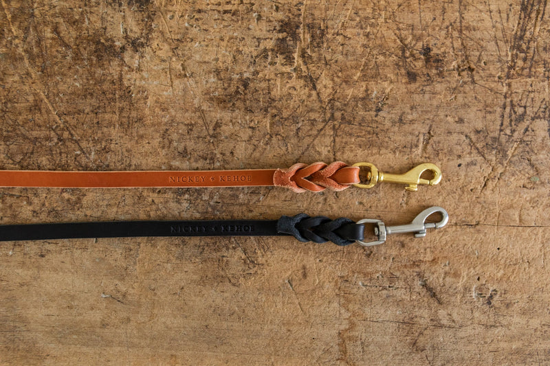 Nickey Kehoe Leather Dog Leads (Multiple Colors) - Nickey Kehoe