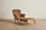 Shown in Holland & Sherry Camel Corduroy and Natural Oak